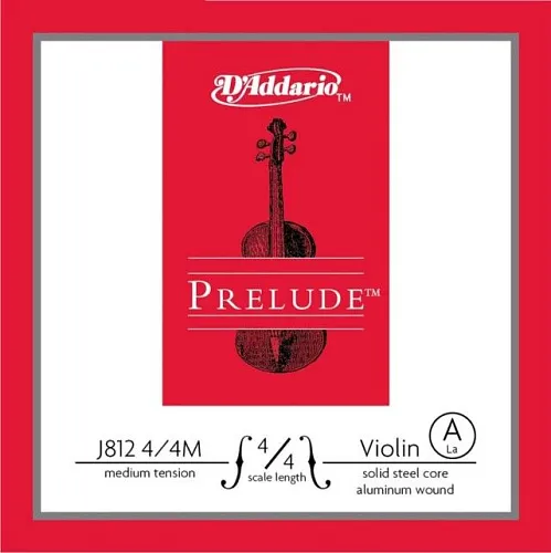 D'Addario J812-4/4M Prelude Струна A/ЛЯ для скрипки.