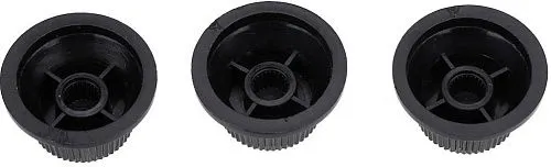Musiclily MX1563BK-2MX1564BK Набор ручек для потенциометров типа (2+1), Strat Style, черные.