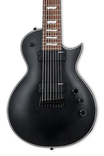 ESP LTD EC-258 Black Satin Электрогитара восьмиструнная.