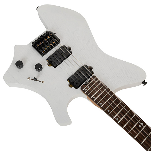 EART GW2 Stealth Arctic White Электрогитара безголовая (headless).