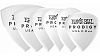 Ernie Ball 9343 Prodigy White Набор медиаторов.-0