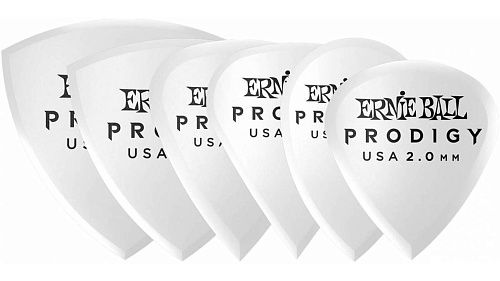 Ernie Ball 9343 Prodigy White Набор медиаторов.
