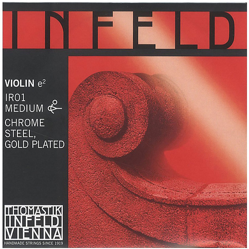 Thomastik IR01 Infeld Red Отдельная струна E/Ми для скрипки размером 4/4, среднее натяжение.